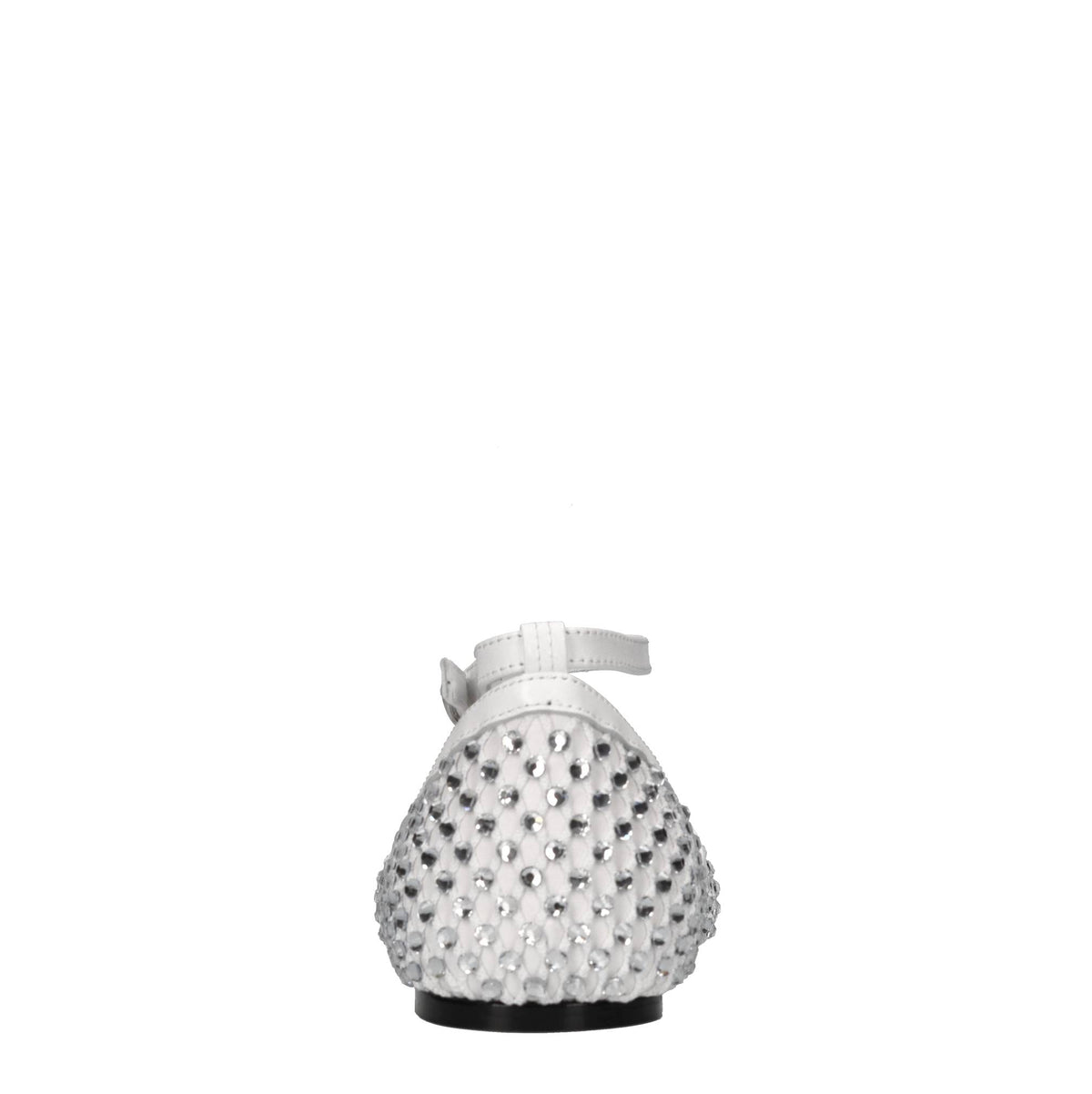 Ballerine Dollie in pelle tessuto e strass 