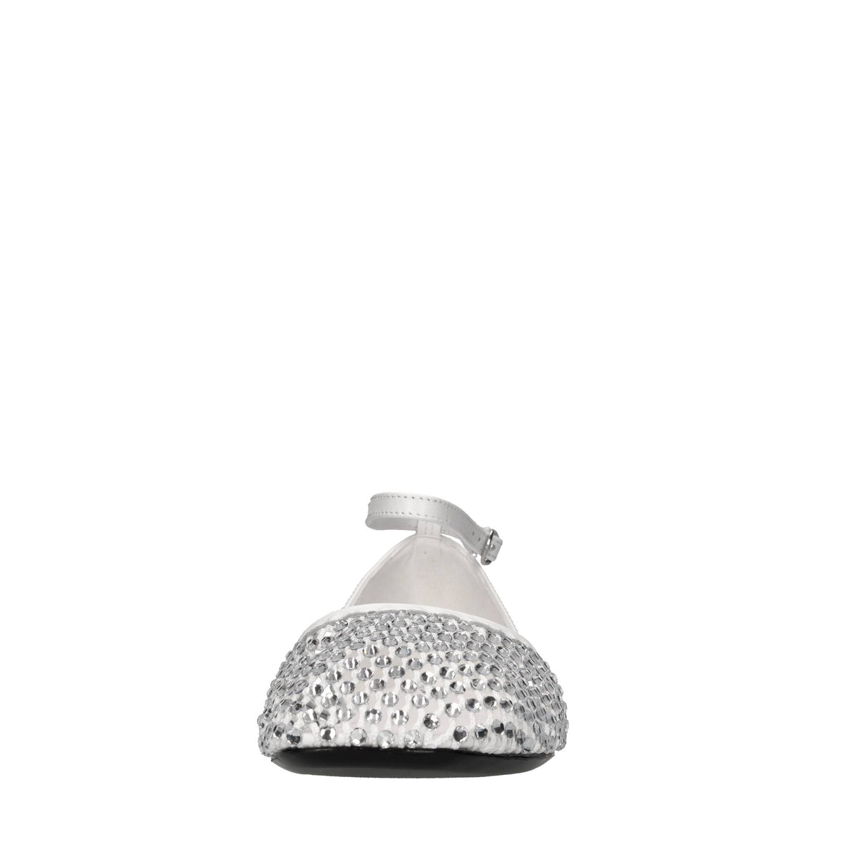 Ballerine Dollie in pelle tessuto e strass 