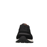 Sneakers in pelle ecopelle e tessuto 