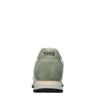 Sneakers in camoscio pelle e tessuto 