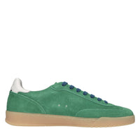 Sneakers in camoscio ed ecopelle 