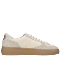 Sneakers in camoscio e tessuto 