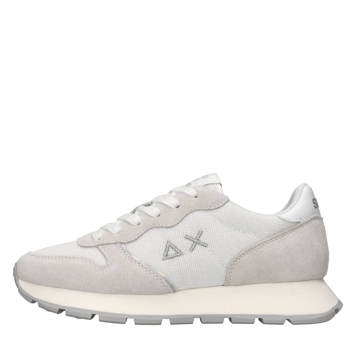 Sneakers in camoscio ecopelle e tessuto 