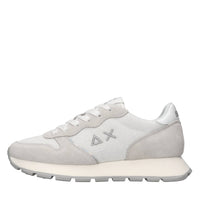 Sneakers in camoscio ecopelle e tessuto 