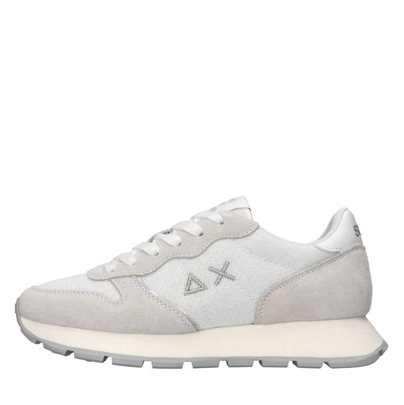 Sneakers in camoscio ecopelle e tessuto 