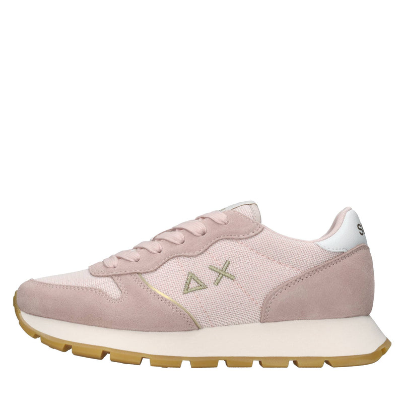 Sneakers in camoscio ecopelle e tessuto 