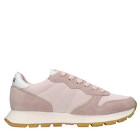 Sneakers in camoscio ecopelle e tessuto 