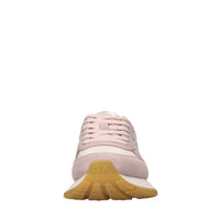 Sneakers in camoscio ecopelle e tessuto 