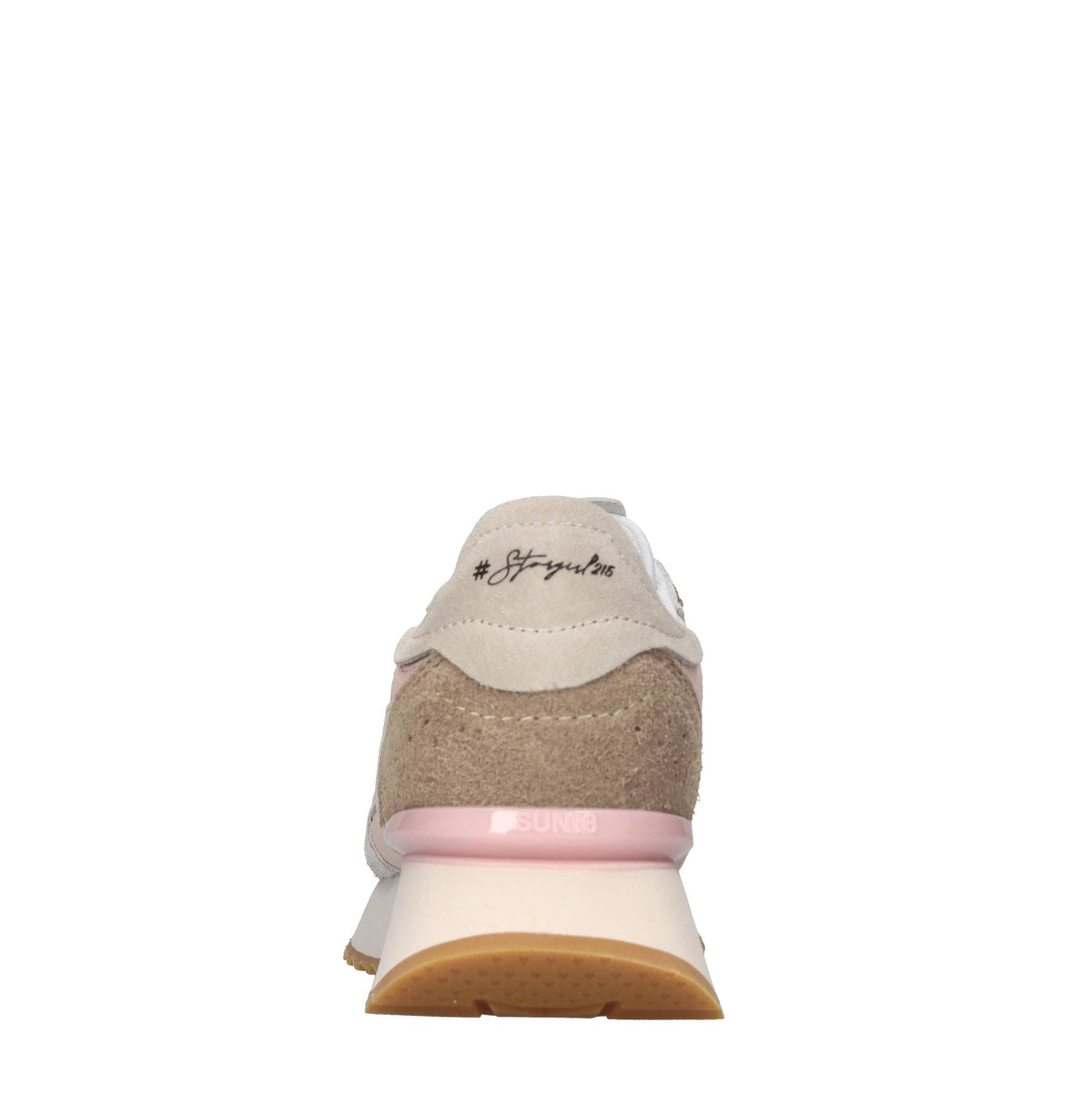 Sneakers in camoscio ecopelle e tessuto 