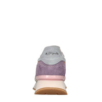 Sneakers in camoscio ecopelle e tessuto 