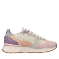 Sneakers in camoscio ecopelle e tessuto 