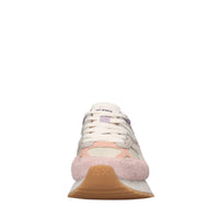 Sneakers in camoscio ecopelle e tessuto 