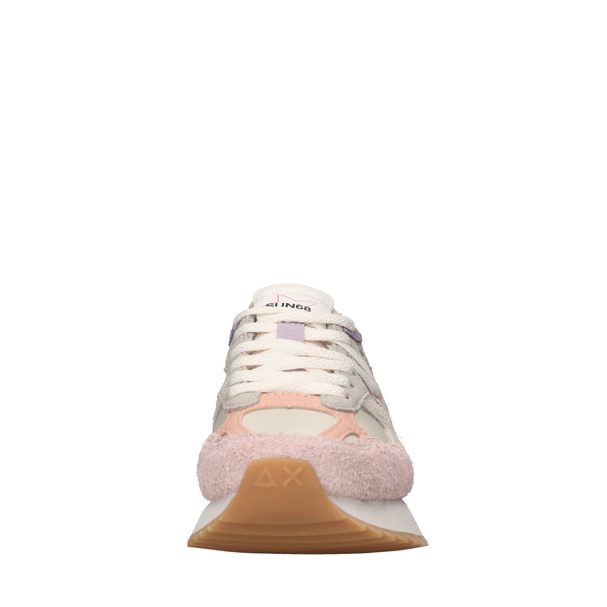 Sneakers in camoscio ecopelle e tessuto 