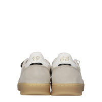 Sneakers in camoscio ed ecopelle 