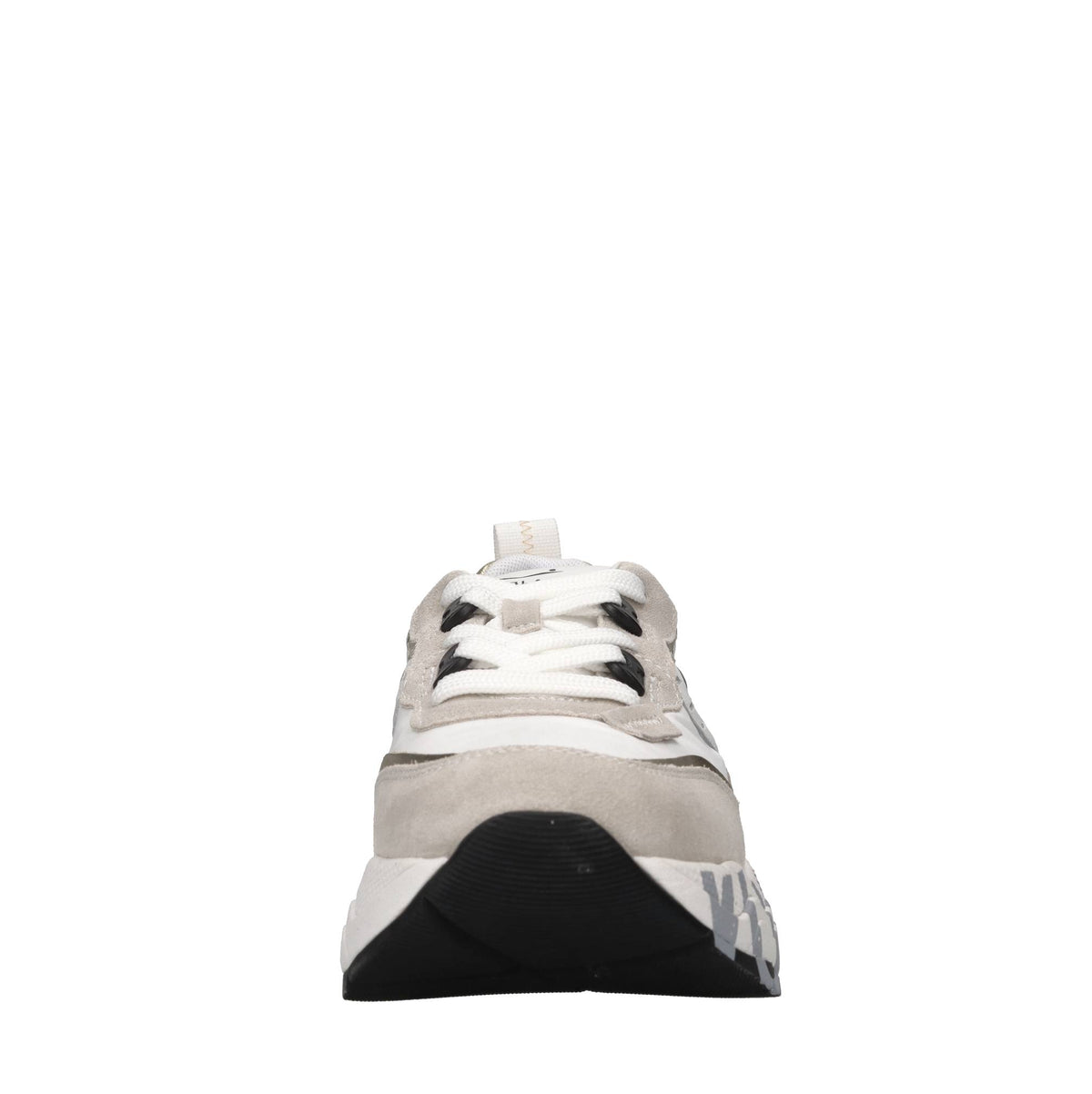 Sneakers in camoscio e tessuto 