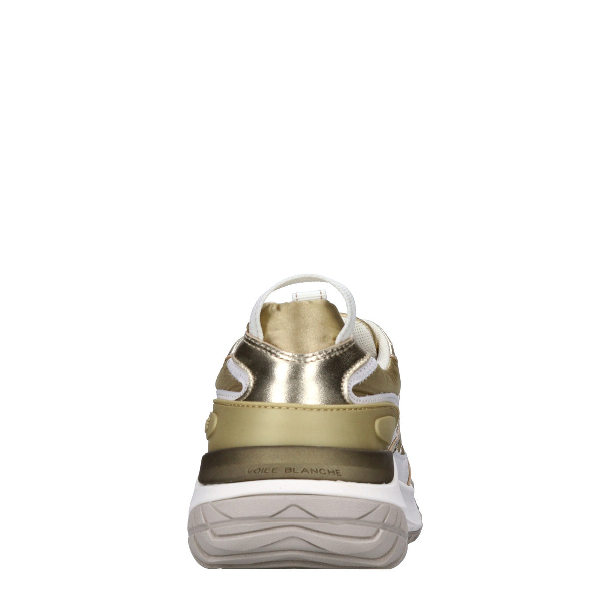 Sneakers in pelle ecopelle e tessuto 