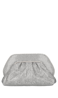 Borsa Tia in tessuto e strass 
