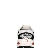 Sneakers in pelle e tessuto 