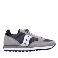 Sneakers in camoscio e tessuto 