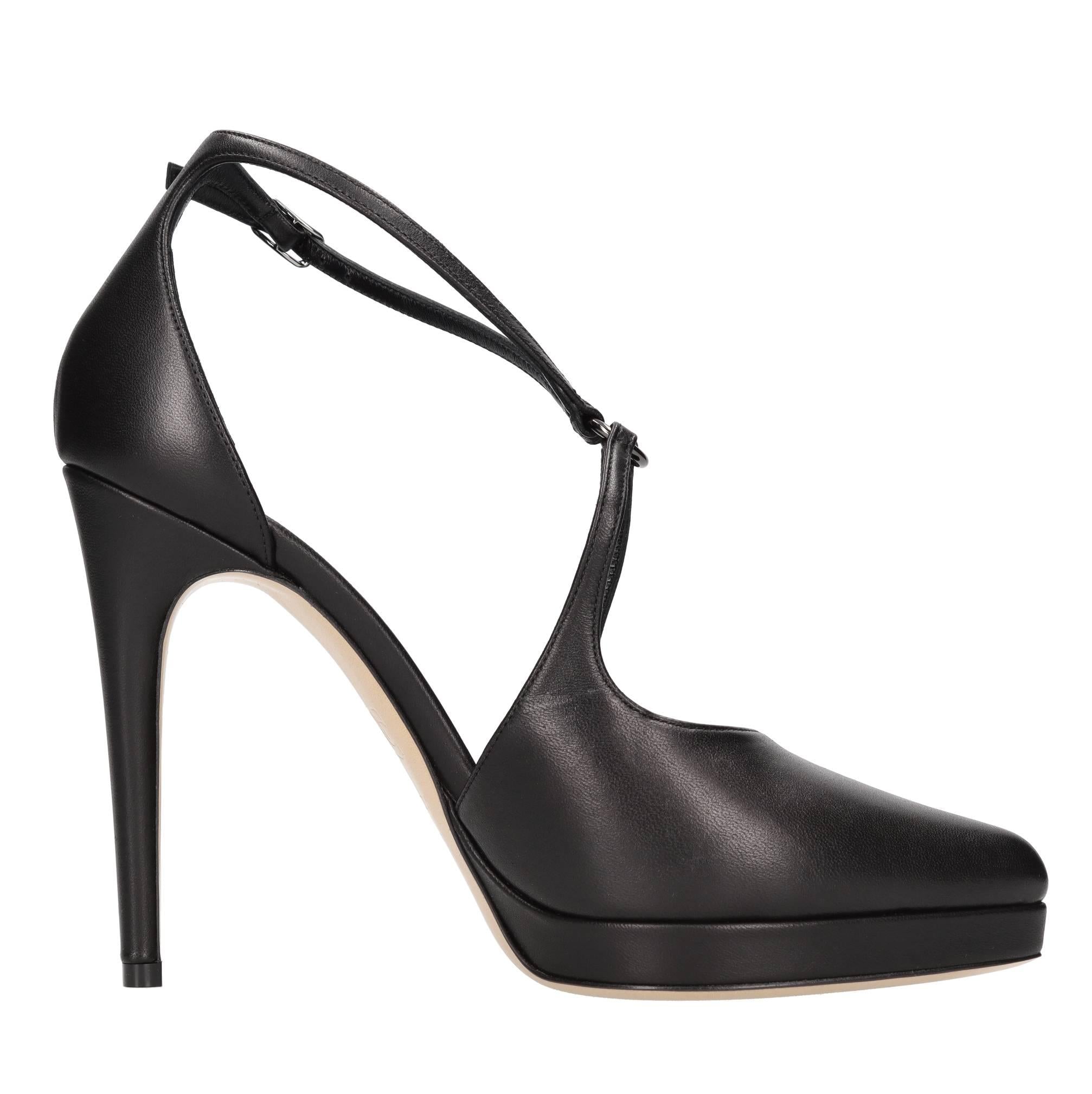 Décolleté Milonga in pelle 
