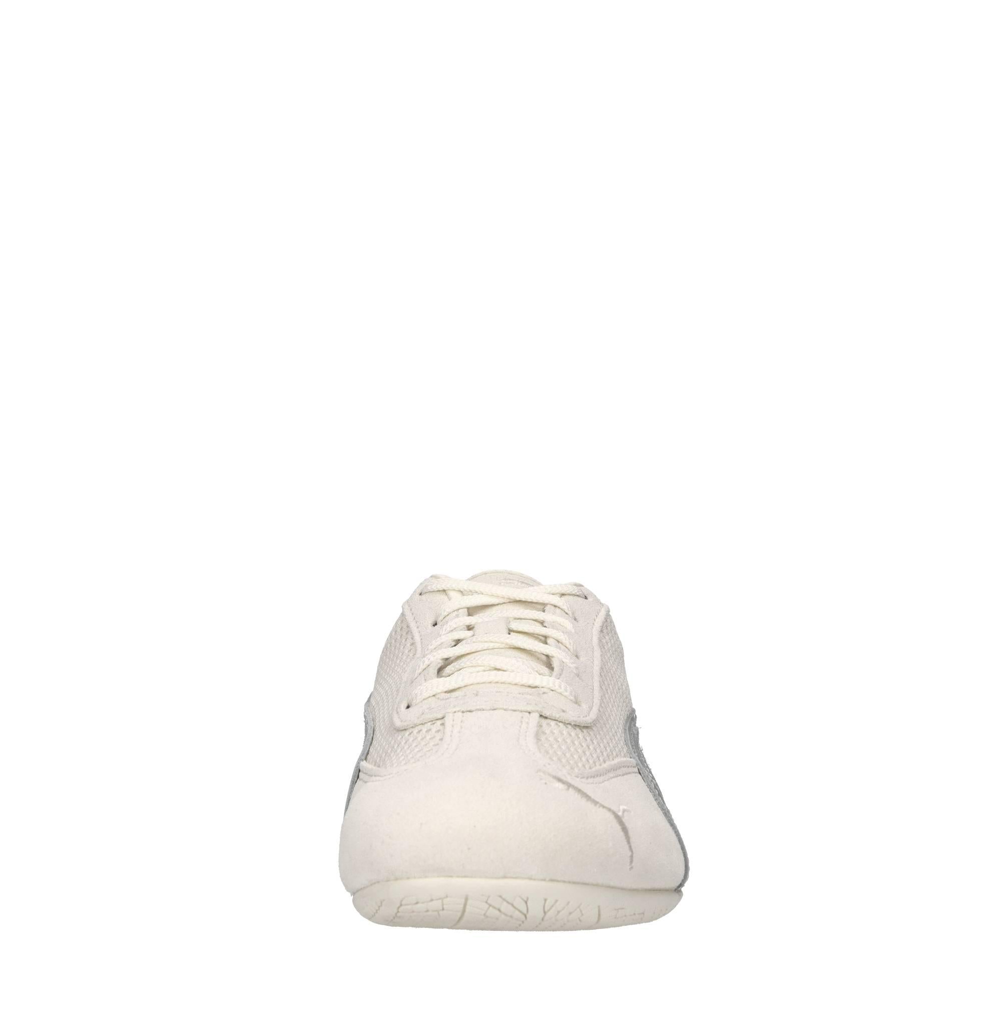 Sneakers in pelle, camoscio e tessuto 