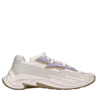Sneakers Run Row in pelle e tessuto 