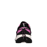 Sneakers in ecopelle e tessuto 