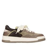 Sneakers in pelle e camoscio 
