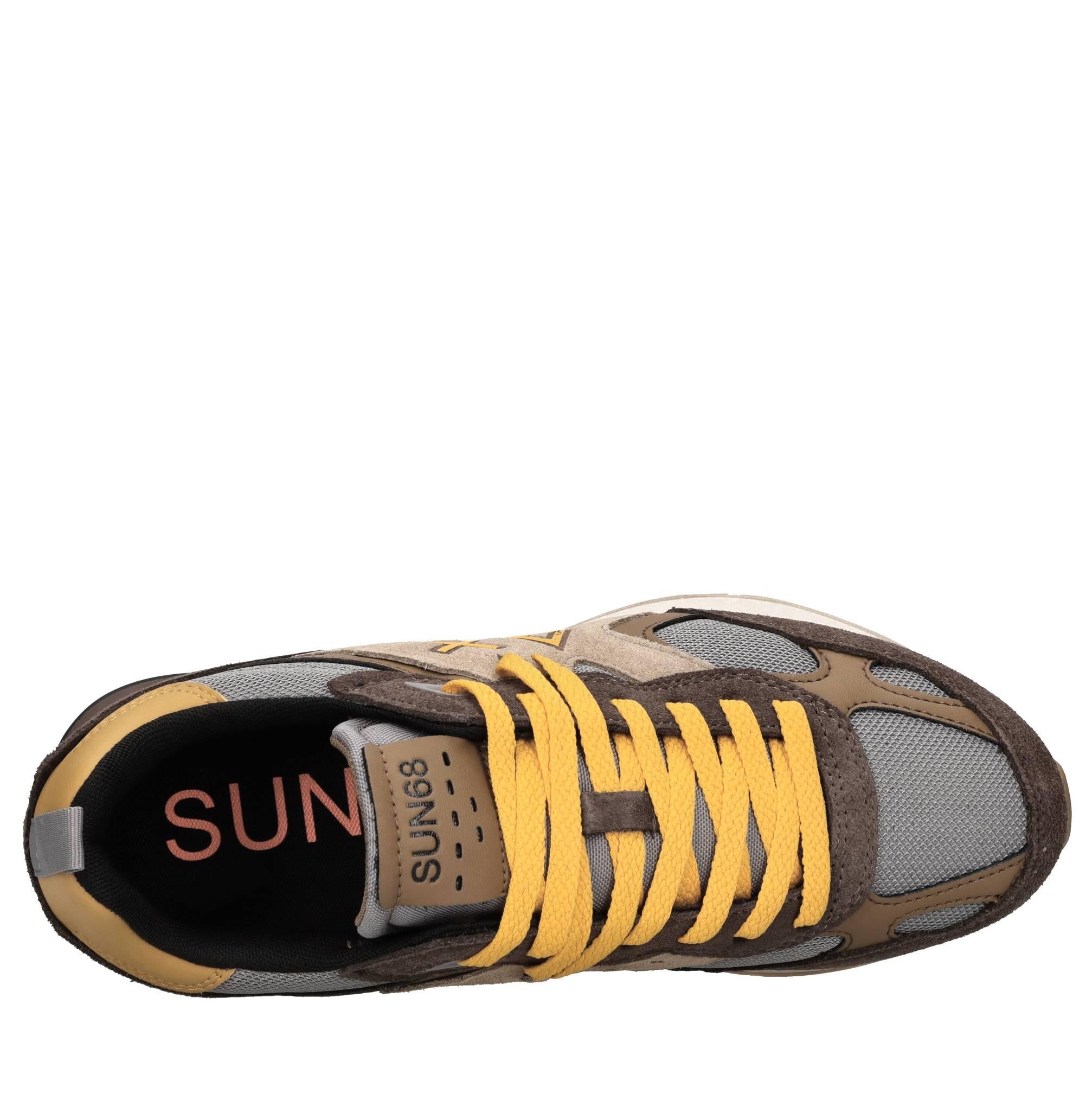 Sneakers Jaki Outdoor in camoscio, ecopelle e tessuto 
