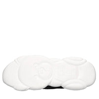 Sneakers in pelle e tessuto 