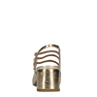 Décolleté slingback in pelle 