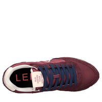 Sneakers in camoscio e tessuto 