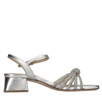 Sandali in pelle e strass 