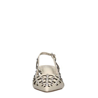 Décolléte slingback  in pelle 