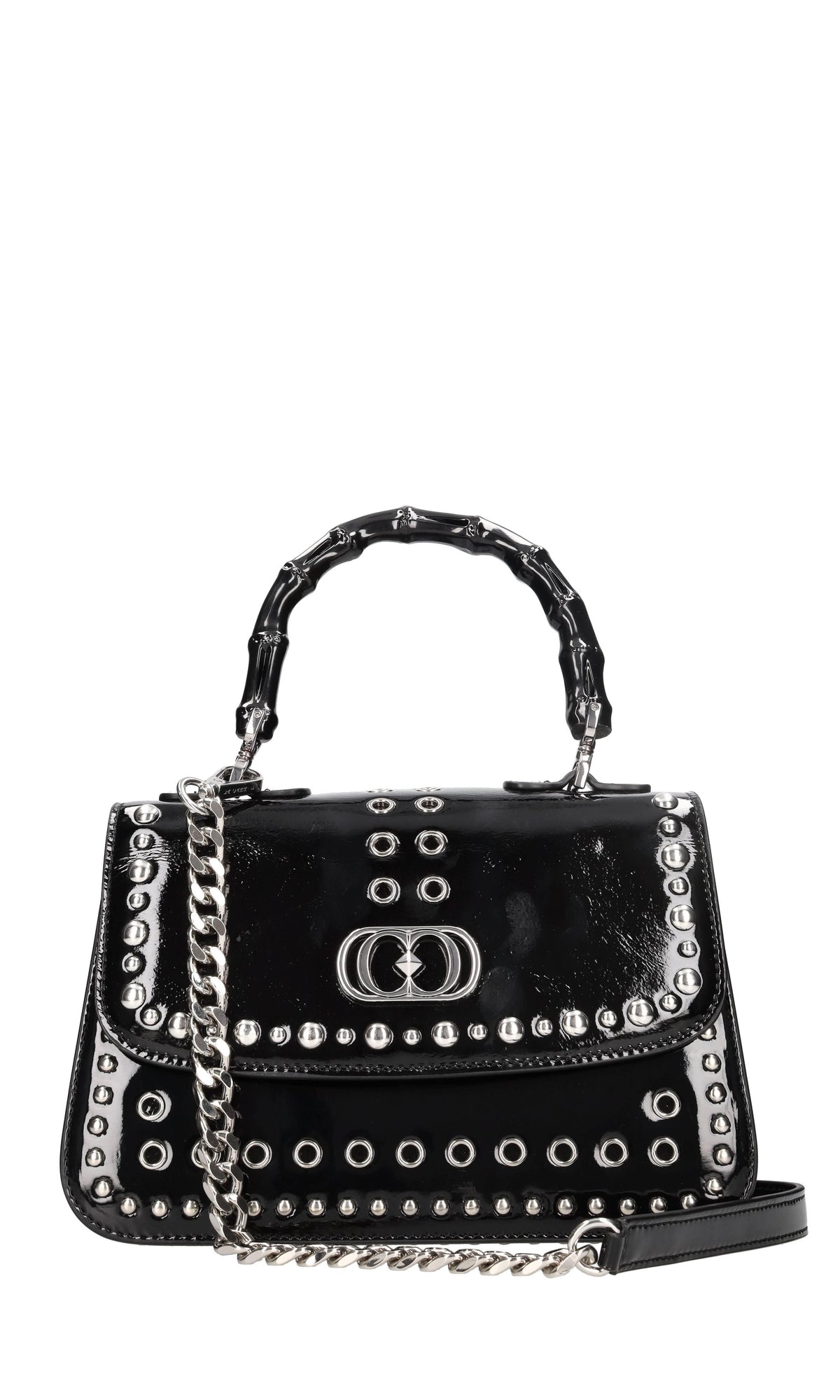 Borsa in pelle e borchie 