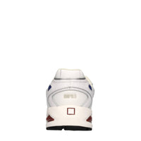 Sneakers in pelle e tessuto 