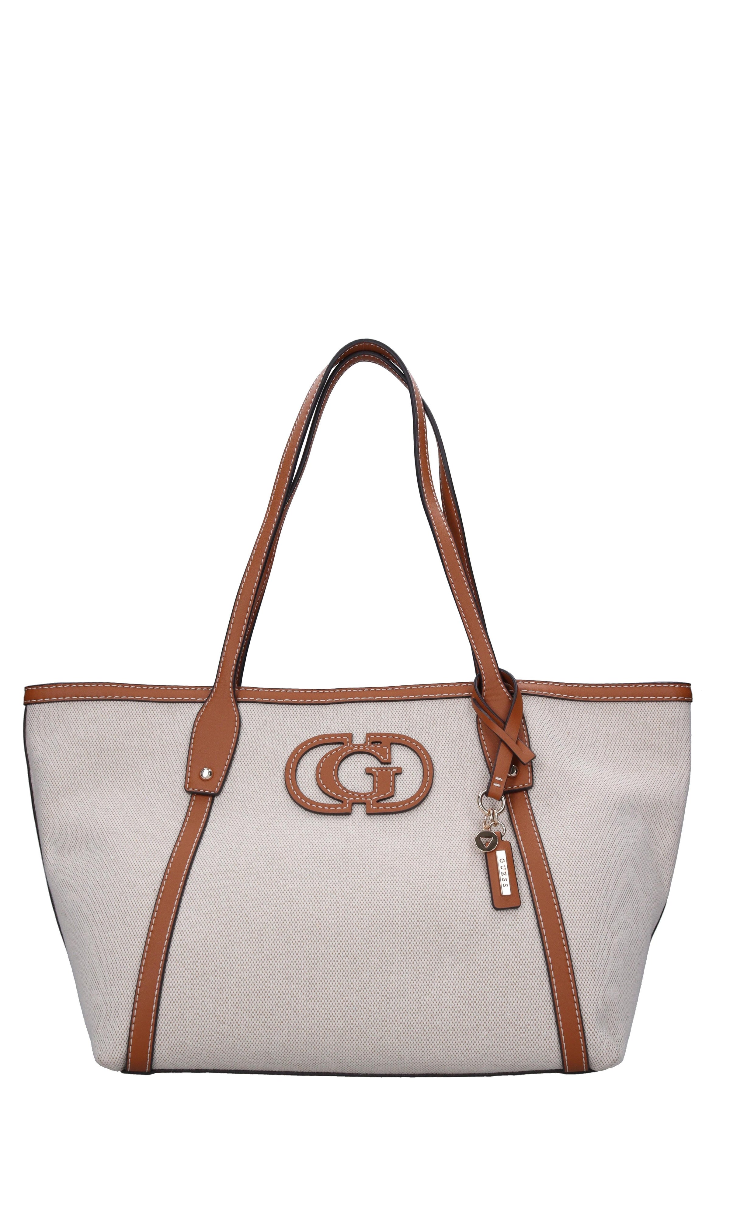 Borsa in tessuto ed ecopelle 