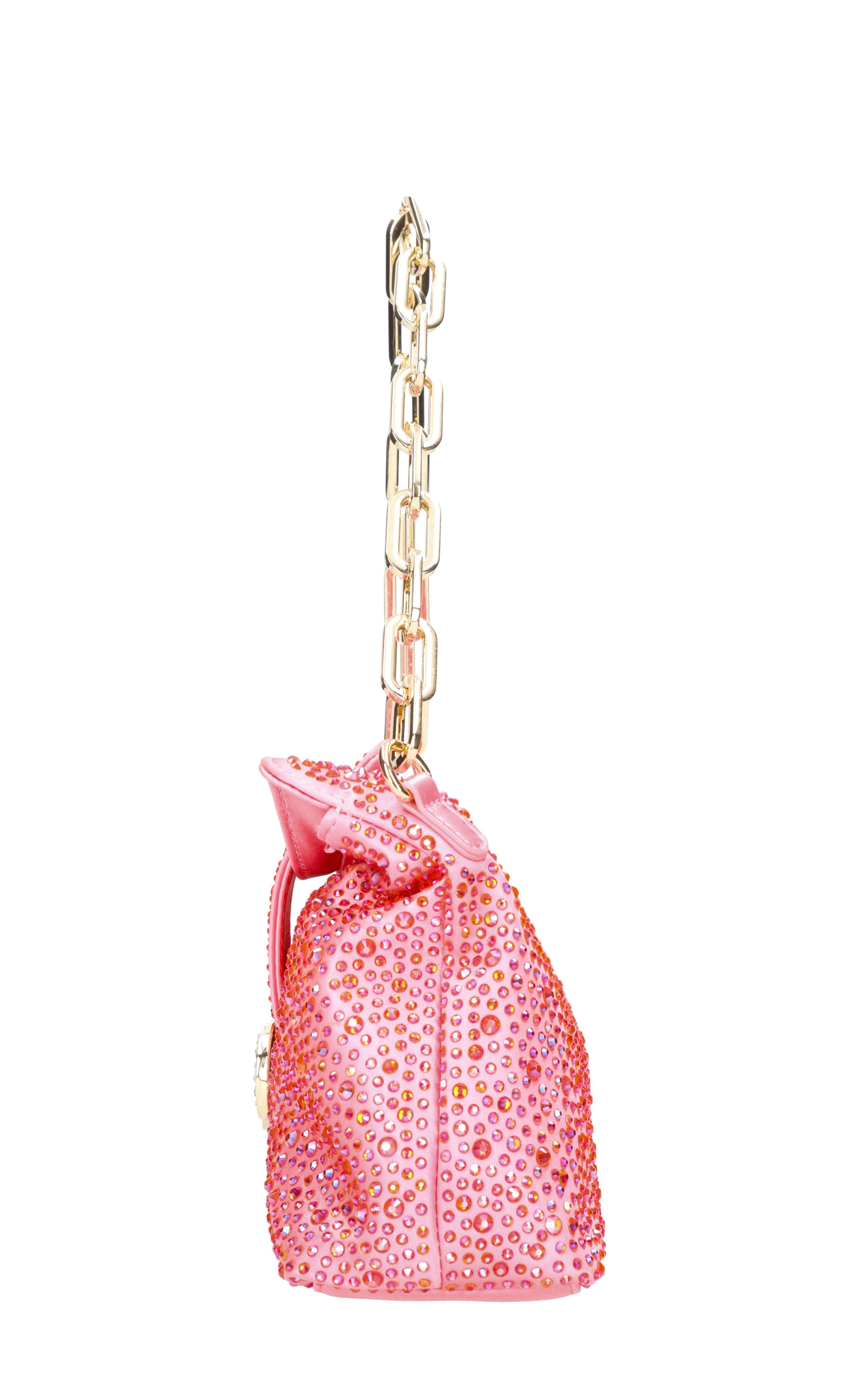 Borsa Night Edition in raso e strass 
