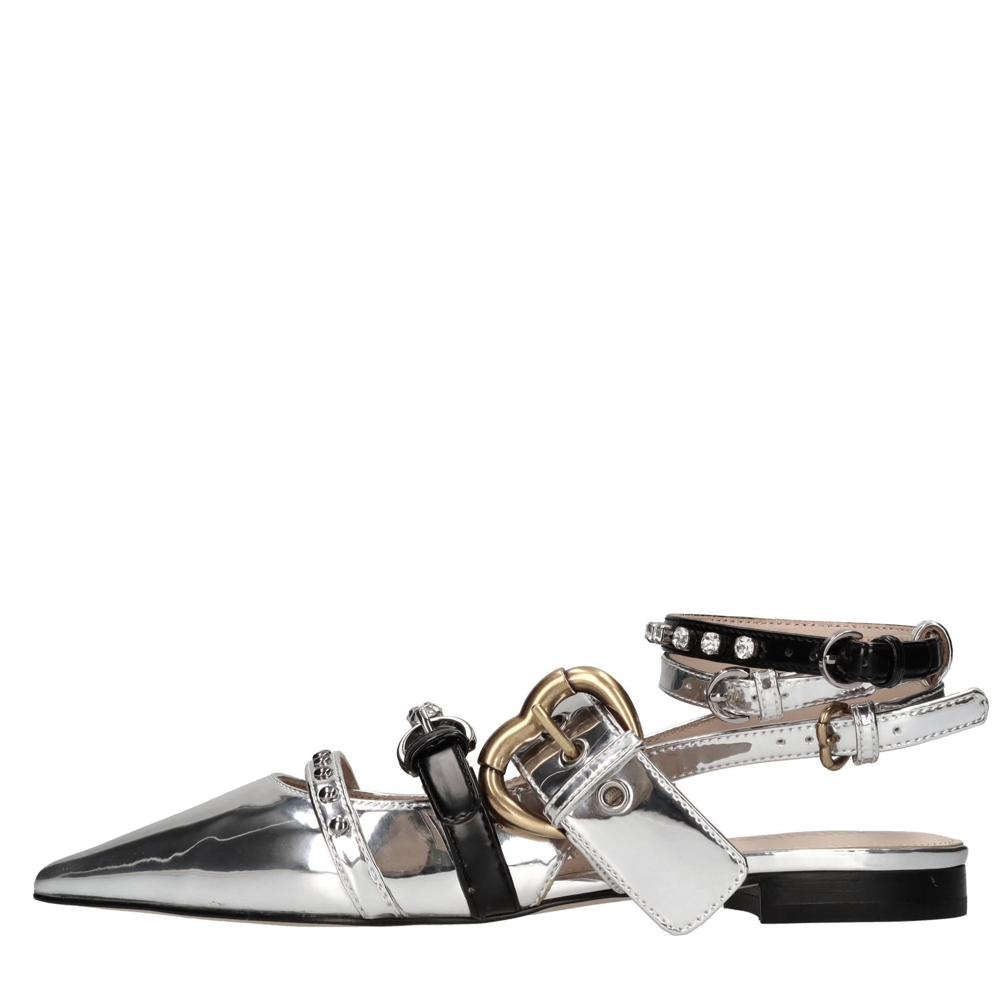 Ballerine slingback in vernice ed ecopelle 