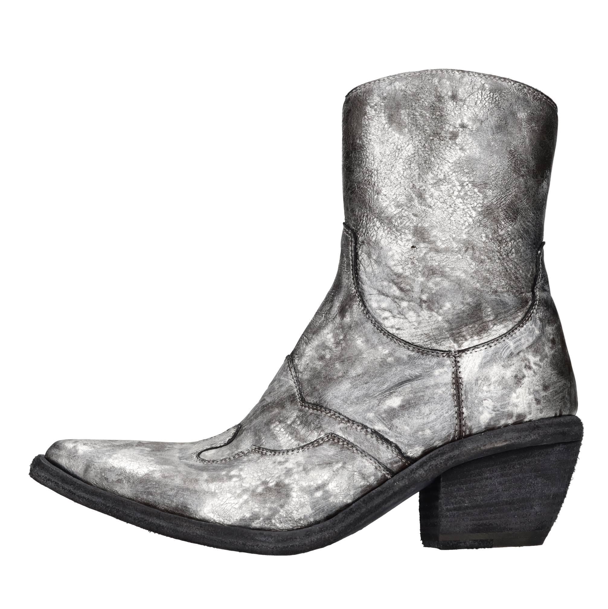 Stivaletti texani in pelle 