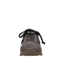 Sneakers in camoscio e tessuto 