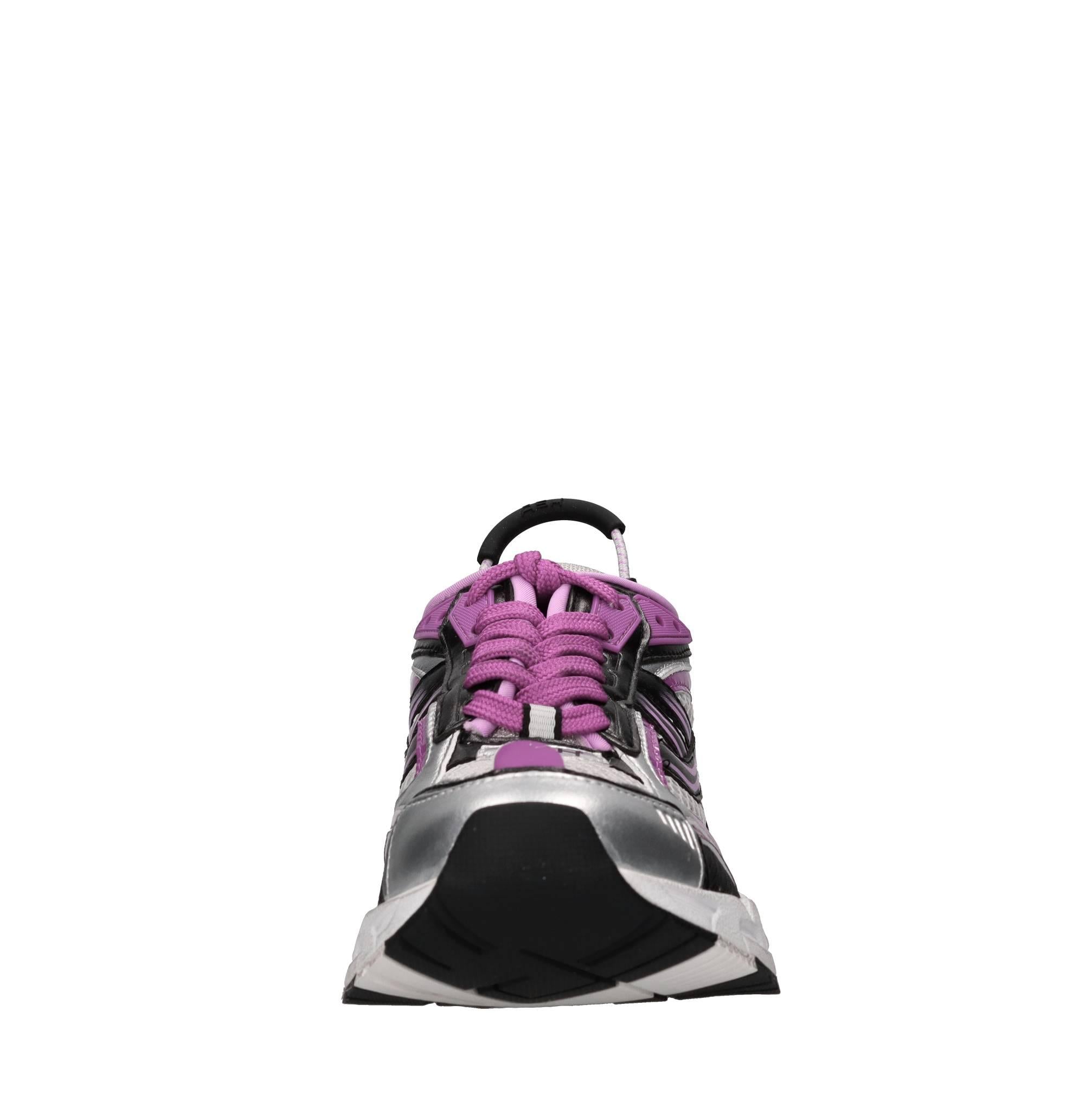 Sneakers Race in ecopelle e tessuto 