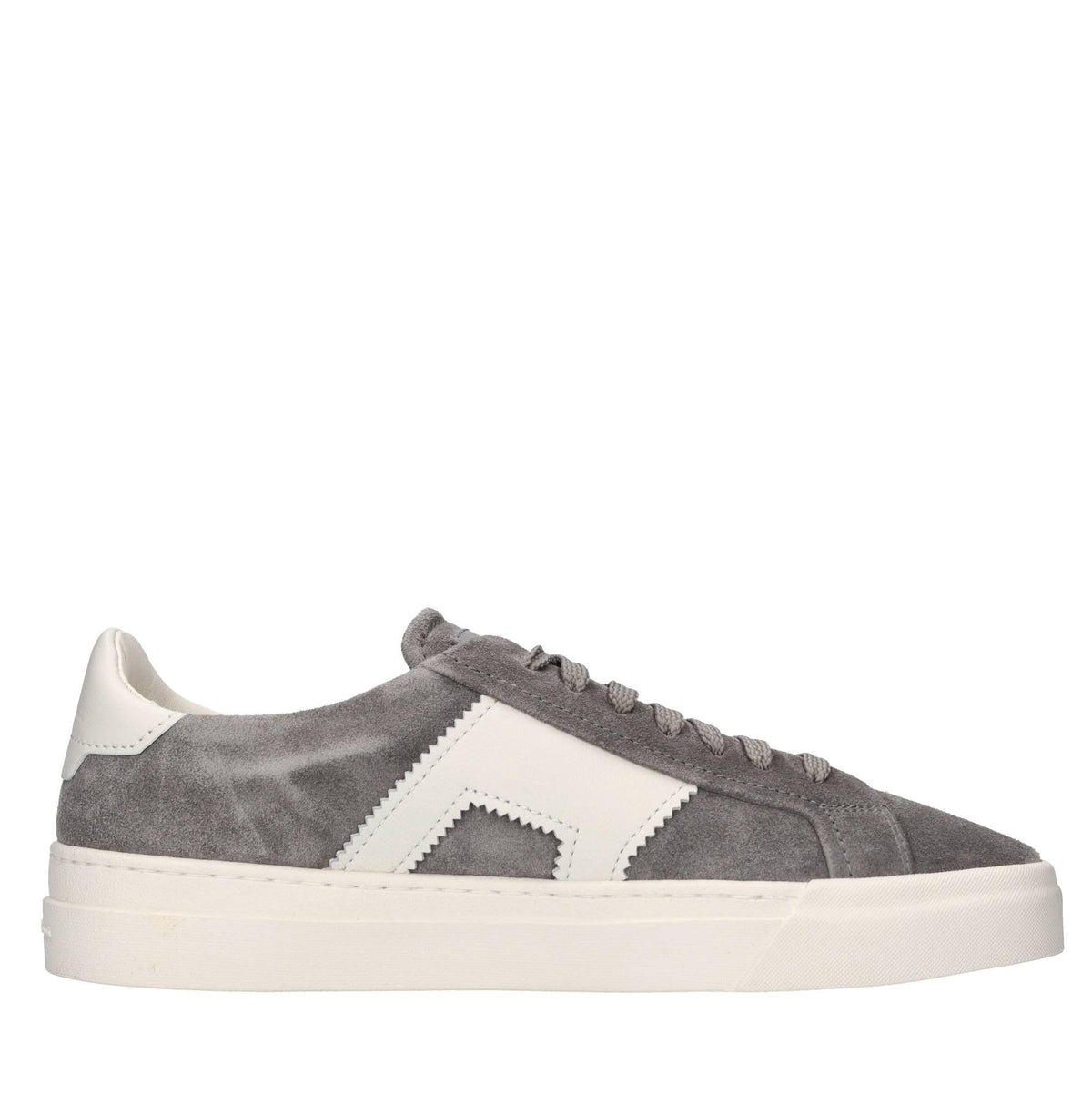 Snekares in camoscio e pelle 