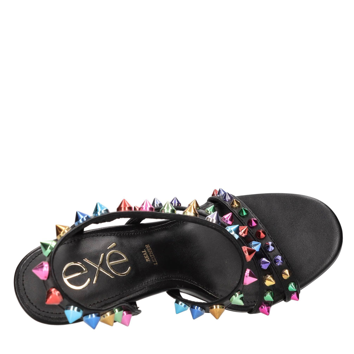 Sandali modello JENNY in pelle ed ecopelle 