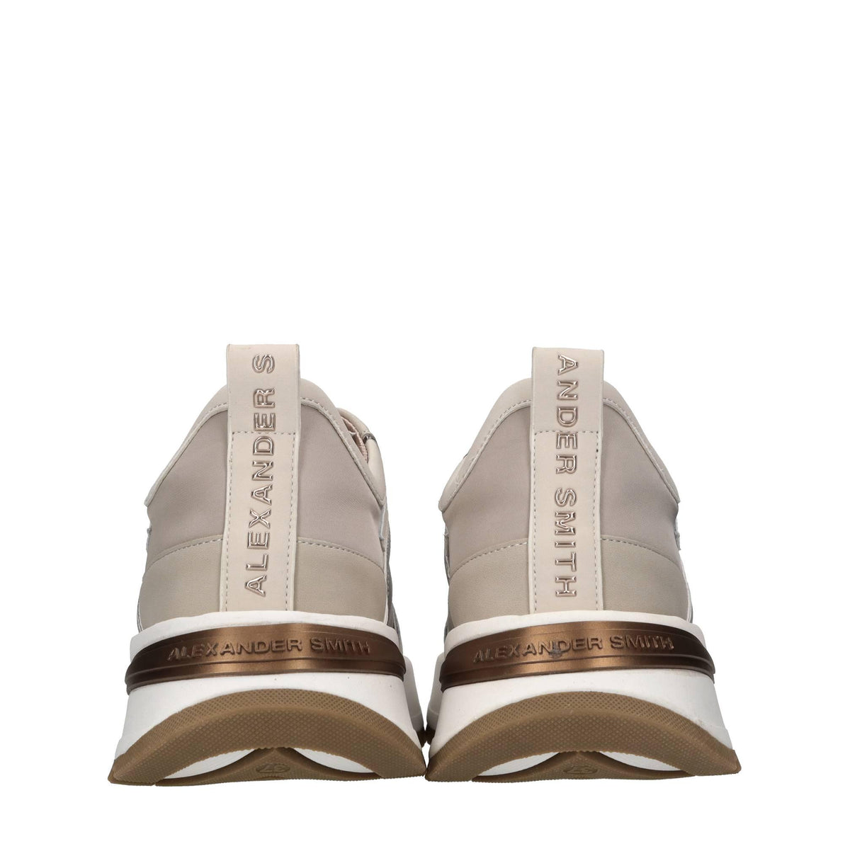 Sneakers in pelle, ecopelle e tessuto 