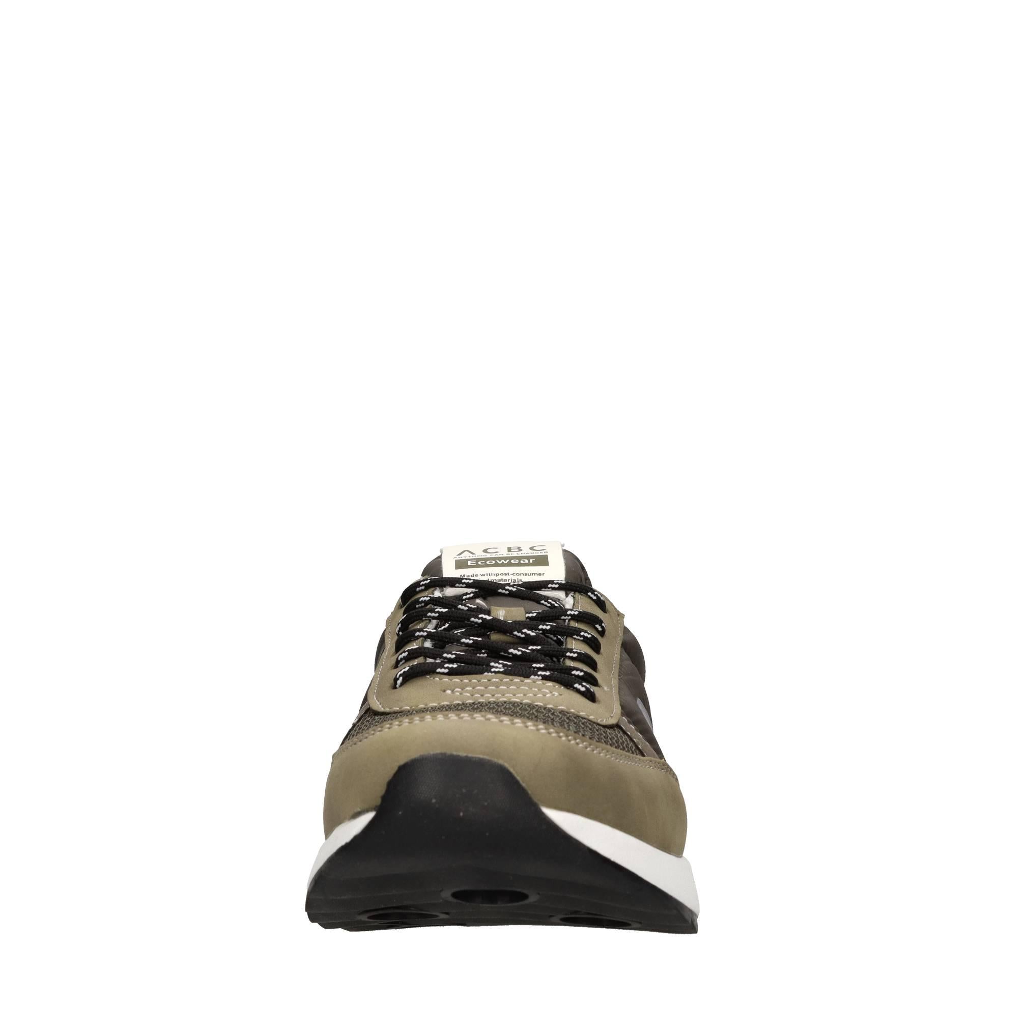 Sneakers in ecocamoscio e tessuto 
