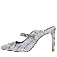 Sabot in raso e strass 