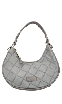 Borsa in tessuto ed ecopelle 