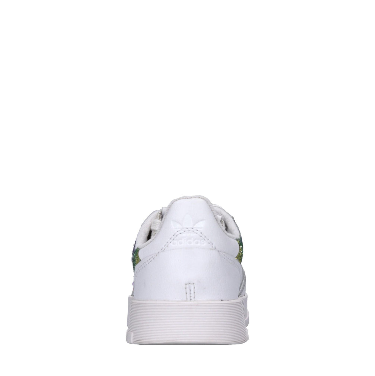 Sneakers in pelle e glitter 