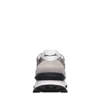 Sneakers in camoscio pelle e tessuto 